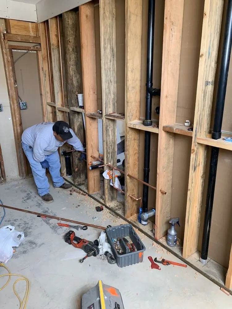 Commercial rough-in plumbing for Trenchless Sewer Repair in Coon Rapids